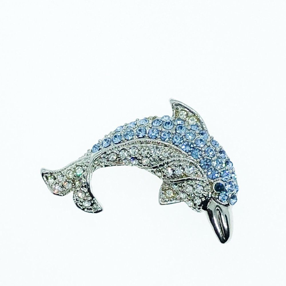 Ladies Brooch Dolphin Pin